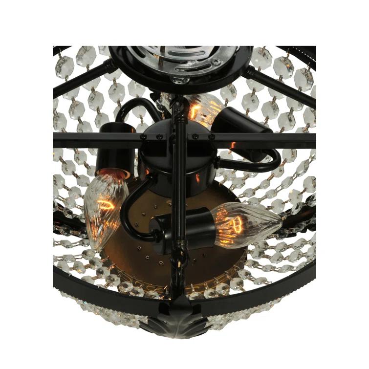 Glass Semi Flush Mount