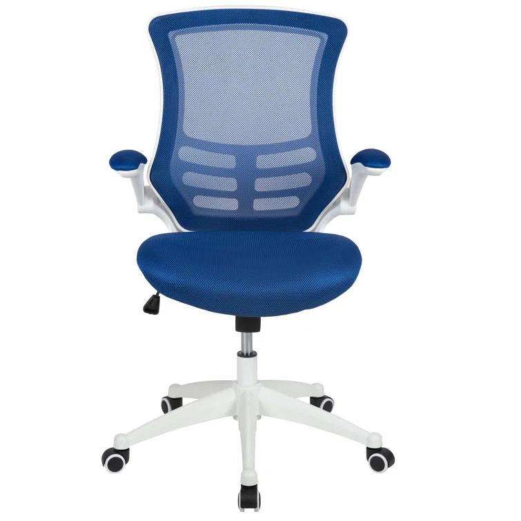 Jayetta Mid-Back Mesh Swivel Ergonomic Office Chair with Flip-Up Arms by Flash Furniture