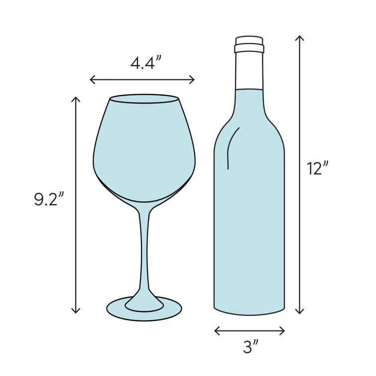 Pure 23 oz. Crystal Red Wine Glass