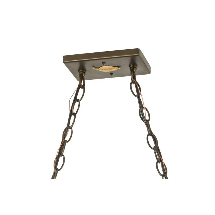 Corley 6 - Light Antique Copper Pool Table Lights Pendant