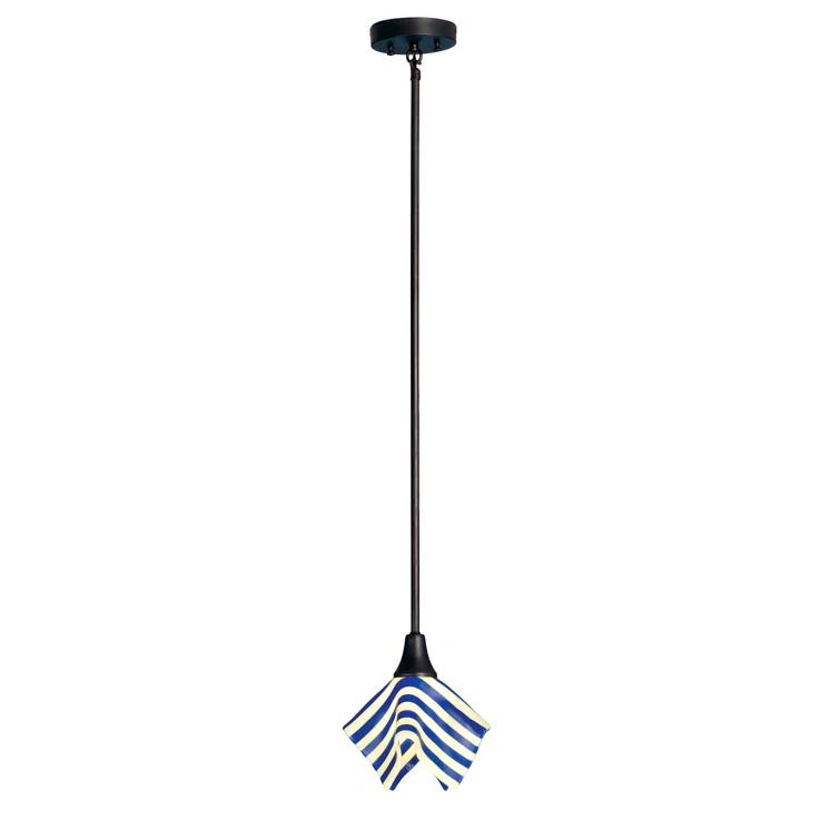 Meyda Lighting Metro Fusion 1 - Light Black Unique/Statement Pendant