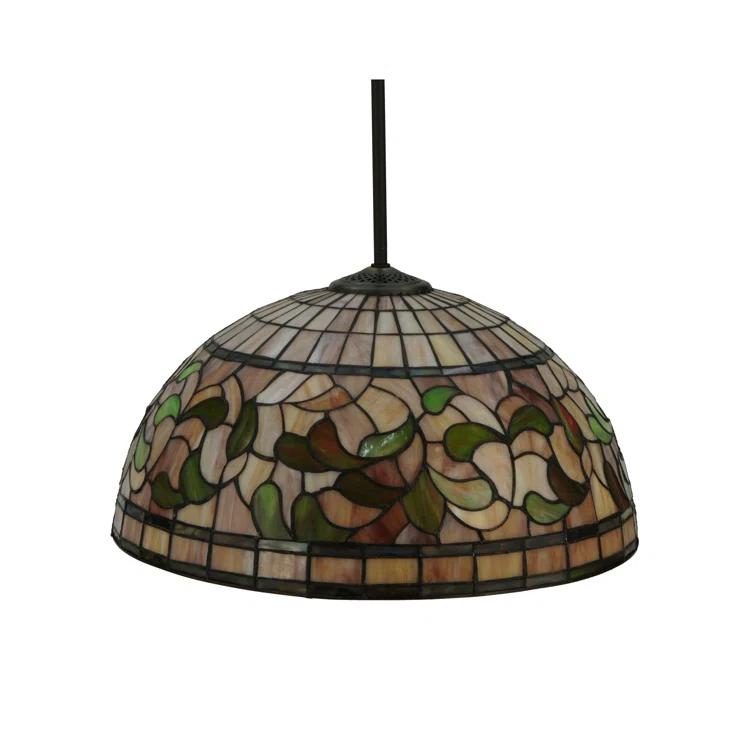 Meyda Tiffany & Stained Glass 1 - Light Mahogany Bronze Single Pendant