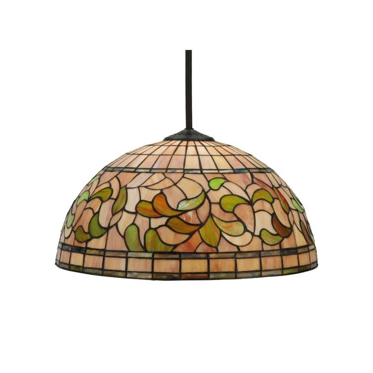Meyda Tiffany & Stained Glass 1 - Light Mahogany Bronze Single Pendant