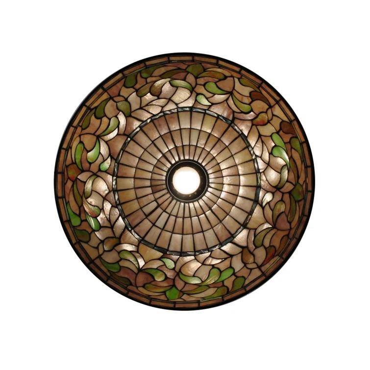 Meyda Tiffany & Stained Glass 1 - Light Mahogany Bronze Single Pendant