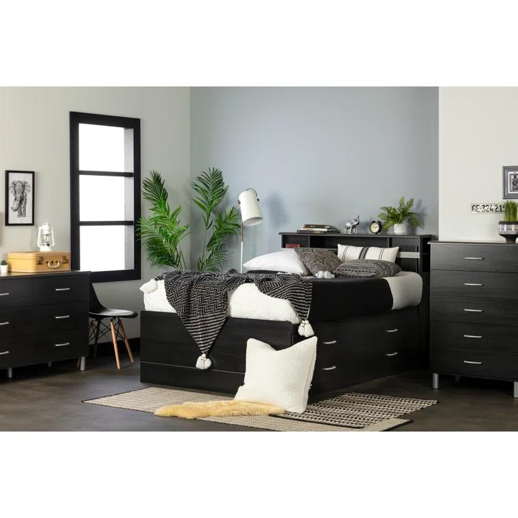 Step One Full Platform Bed with Drawers