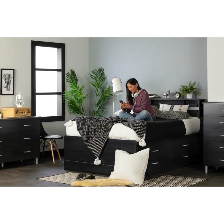 Step One Full Platform Bed with Drawers