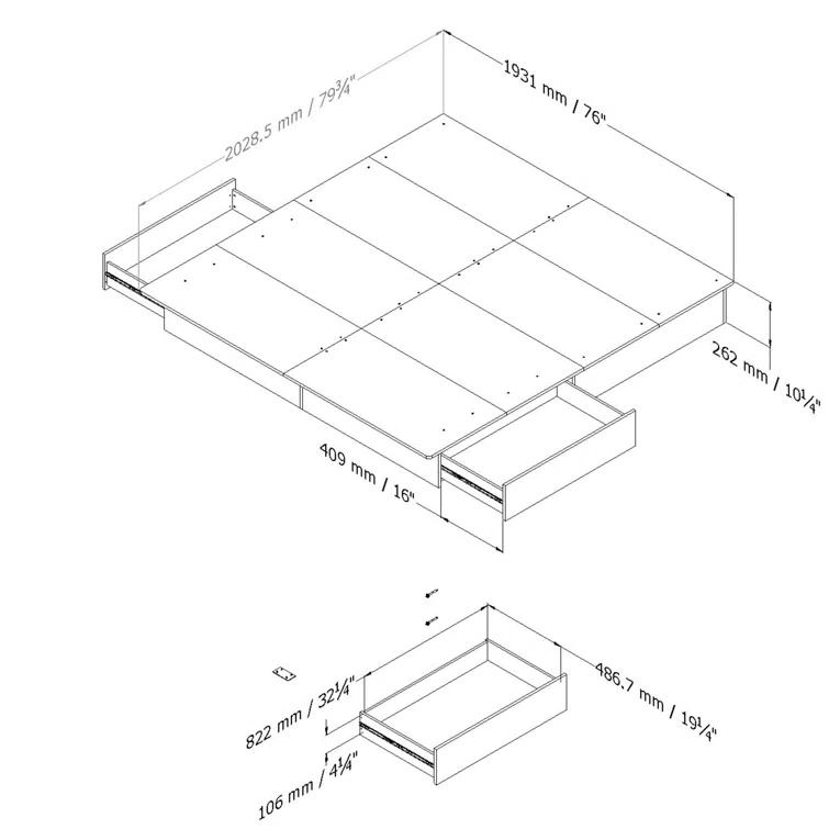 Step One Full/Queen Platform Bed