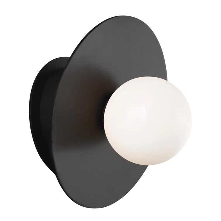 Nodes Large Angled Sconce by Kelly Wearstler - Black