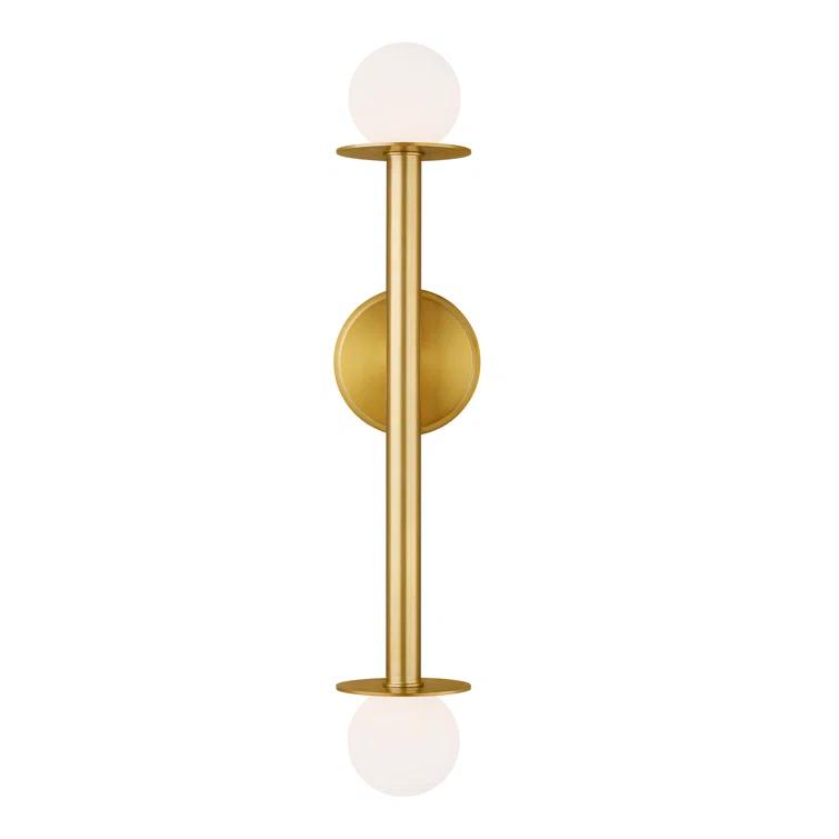 Nodes Double Sconce by Kelly Wearstler - Burnished Brass