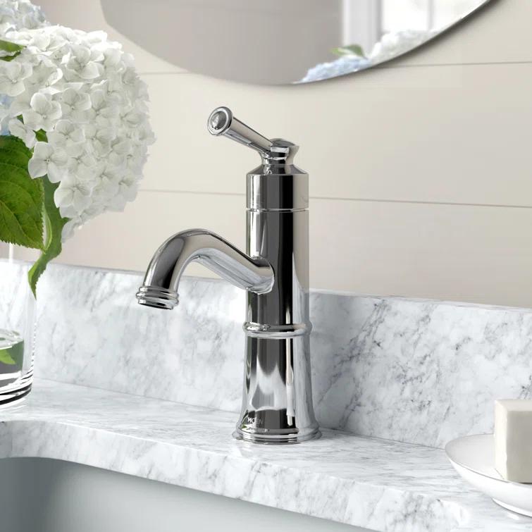 Belfield Single Hole Bathroom Faucet with Drain Assembly