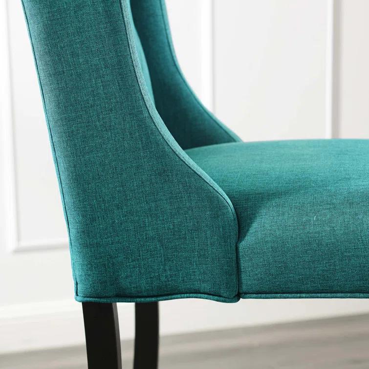 Modway Baronet Tufted Button Upholstered Fabric/Faux Leather Stool