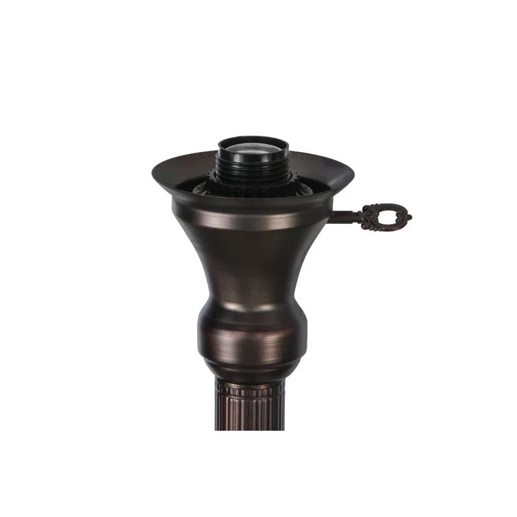 Meyda Tiffany & Stained Glass 70'' Mahogany Bronze Torchiere Floor Lamp