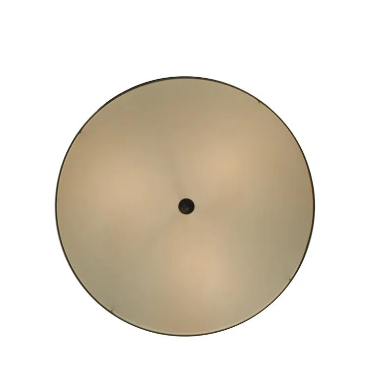 Cilindro Chrome 3-Light Indoor/Outdoor Flush Mount Drum