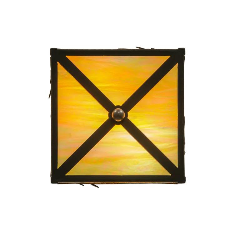Glass Semi Flush Mount