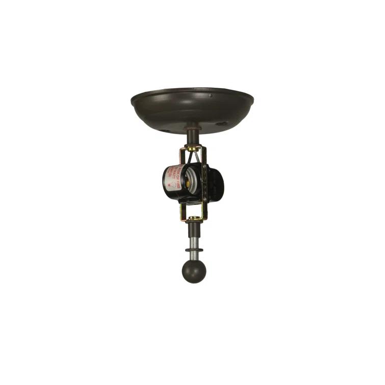 Glass Semi Flush Mount