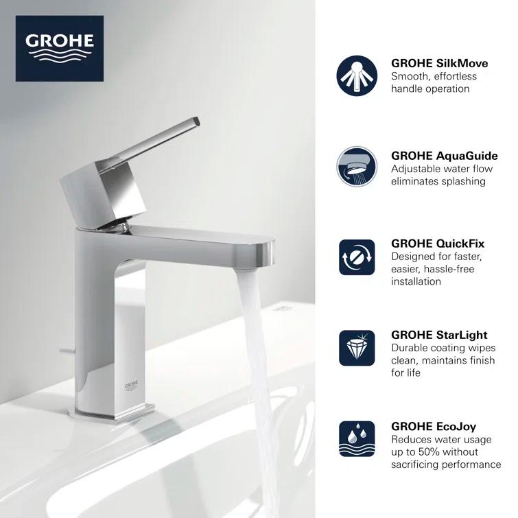 Plus Single Hole Bathroom Faucet with Drain Assembly