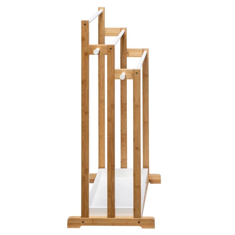 3-Tier Towel Rack Natural - Honey Can Do