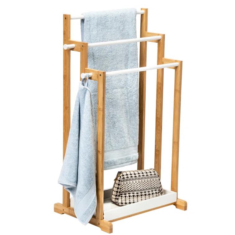 3-Tier Towel Rack Natural - Honey Can Do