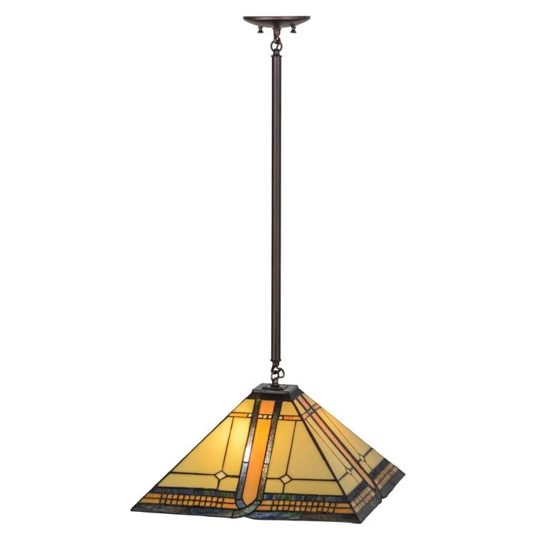 Meyda Lighting 2 - Light Mahogany Bronze Unique/Statement Pendant
