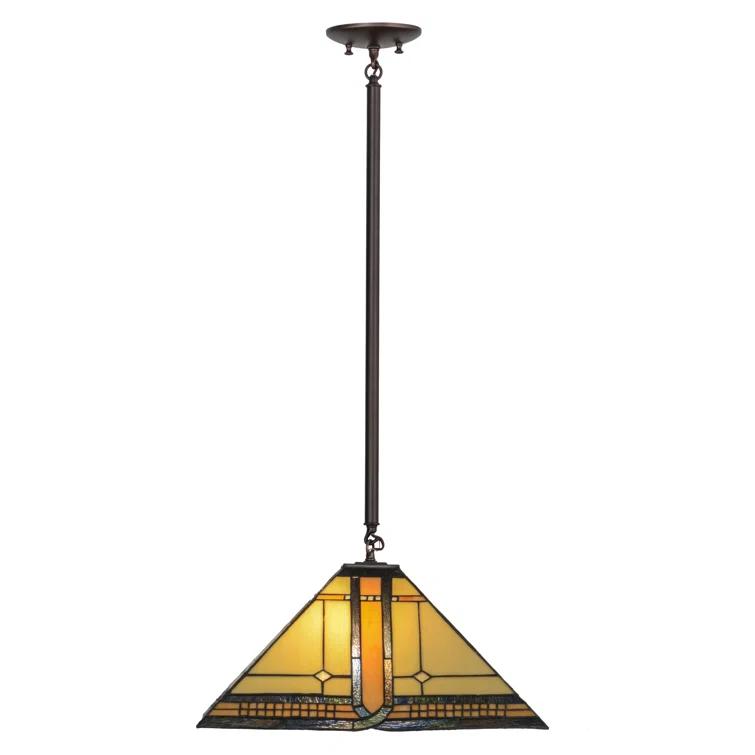 Meyda Lighting 2 - Light Mahogany Bronze Unique/Statement Pendant