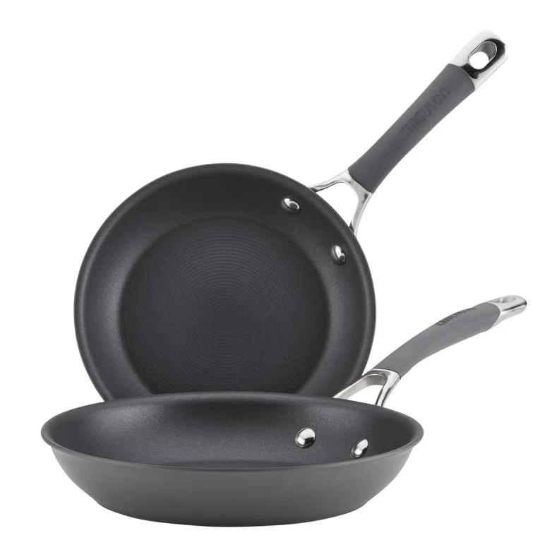 Circulon Circulon Radiance Hard Anodized Nonstick Frying Pans / Skillet Set, 8.5 Inch and 10 Inch