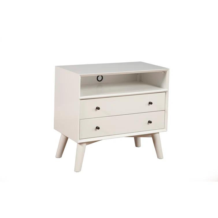 Williams 2-Drawer Nightstand with Shelf