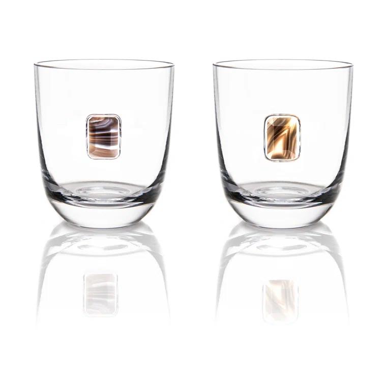ANNA New York Anna New York 11.05oz. Drinking Glass Set (Set of 2)