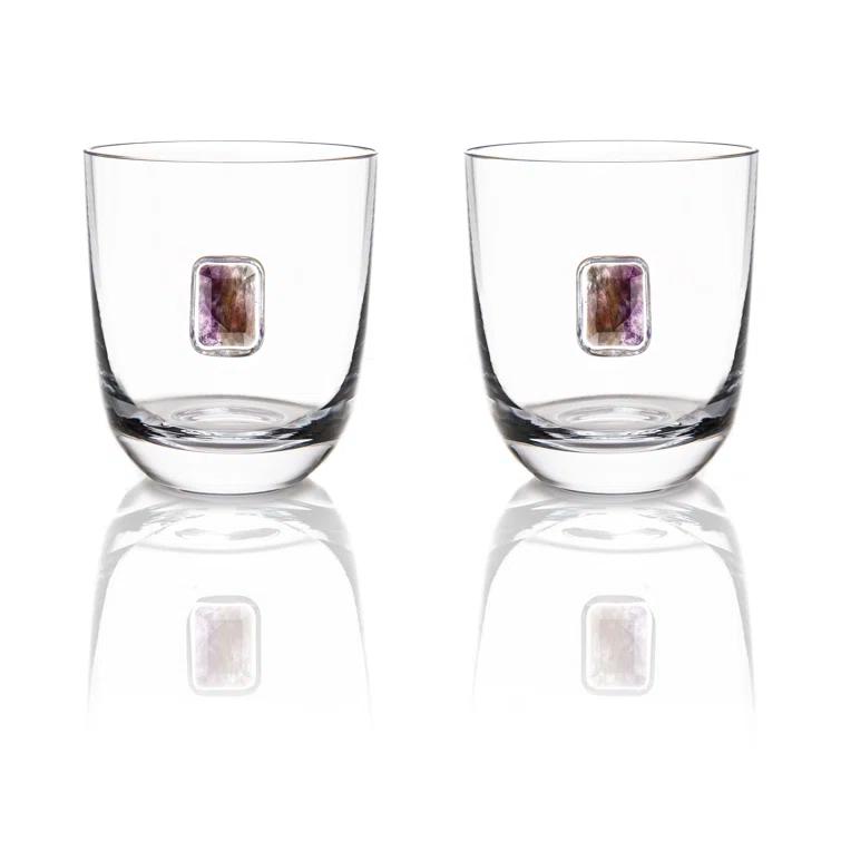 Anna New York 11.05oz. Drinking Glass Set (Set of 2)