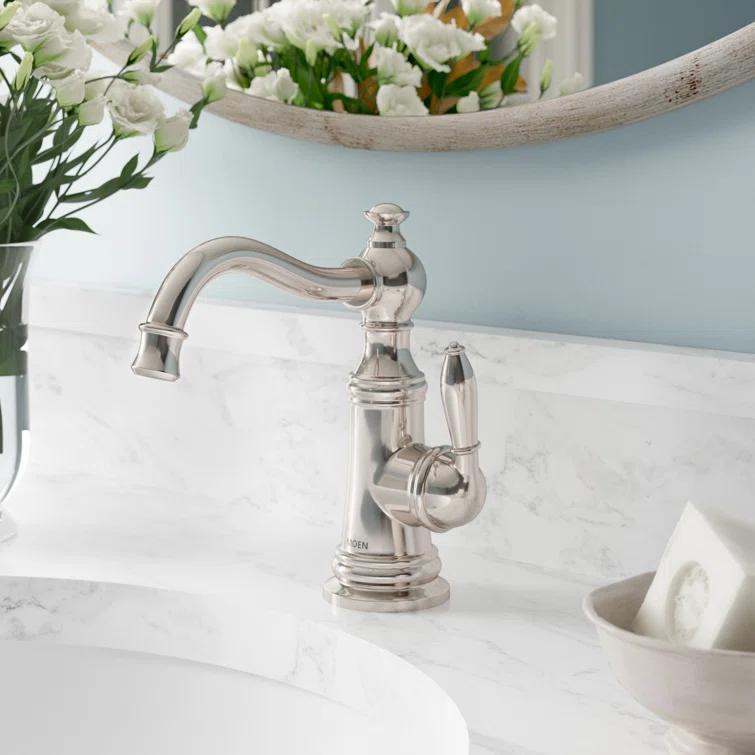 Weymouth Single Hole Bathroom Faucet With Drain Assembly