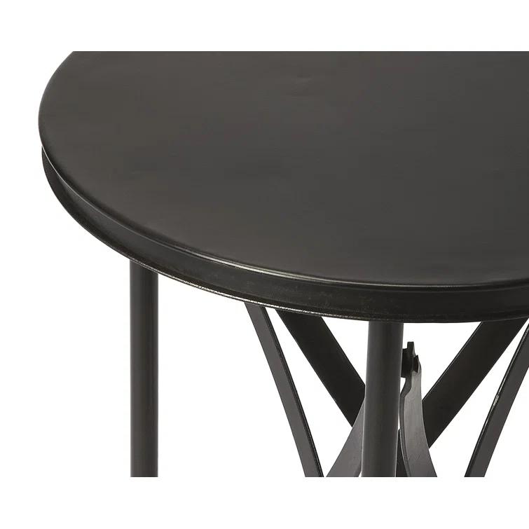 Butler Specialty Metalworks Round Iron Accent Table In Black