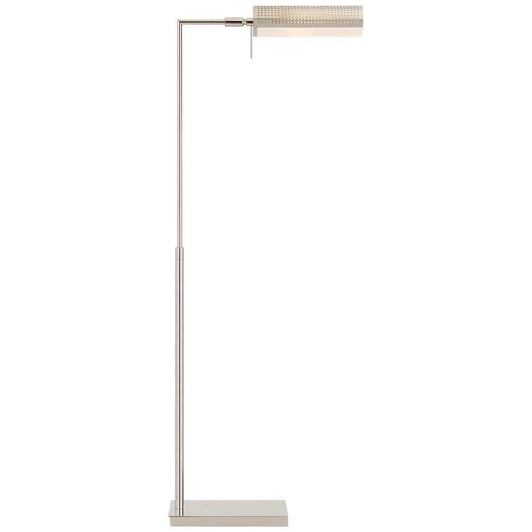 Adjustable Precision Pharmacy 39.5" Floor Lamp in Polished Nickel