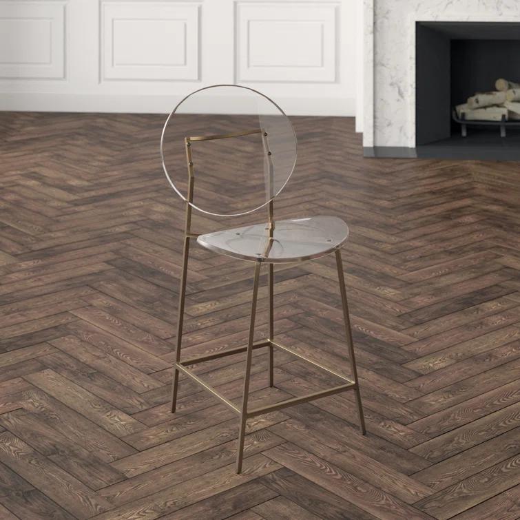Gabby Sandy Counter Stool with Metal Frame