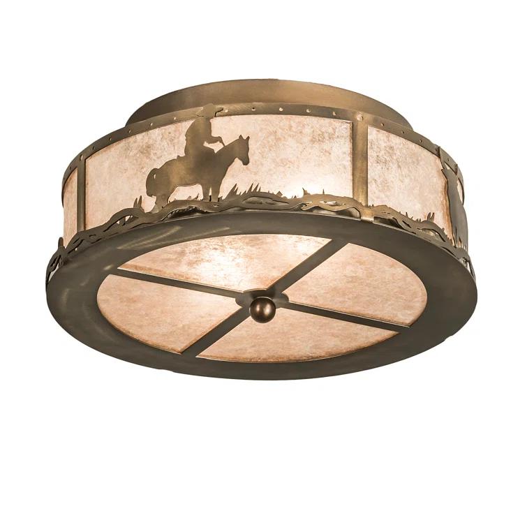 Meyda Lighting Mica Flush Mount