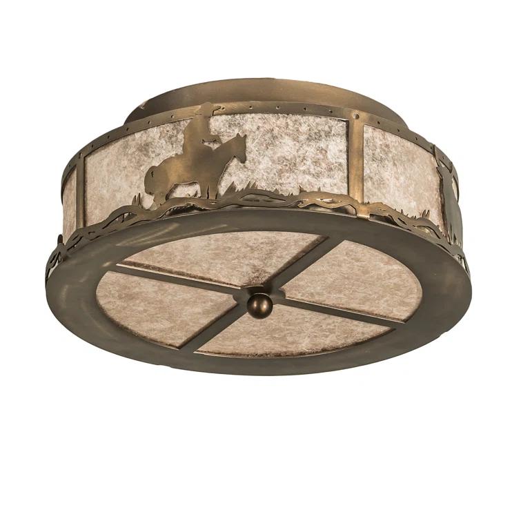 Meyda Lighting Mica Flush Mount