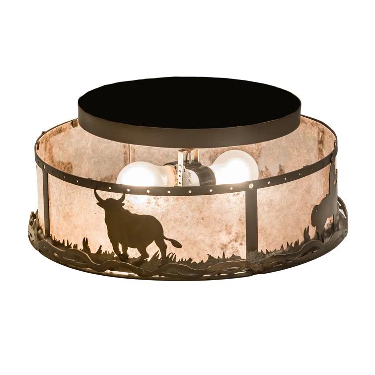 Meyda Lighting Mica Flush Mount