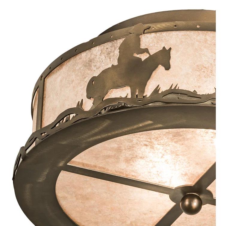 Meyda Lighting Mica Flush Mount