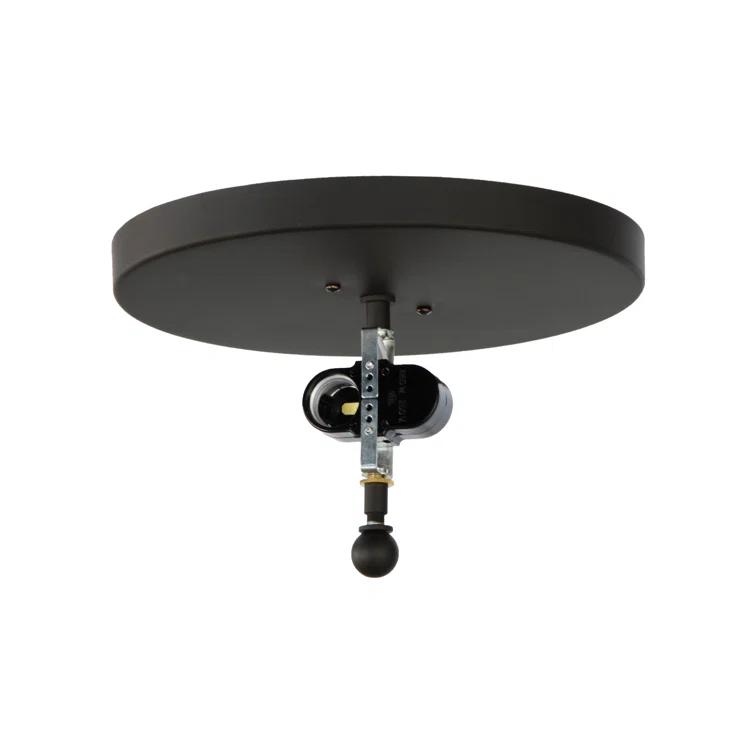 Rustic Lodge Mica Flush Mount