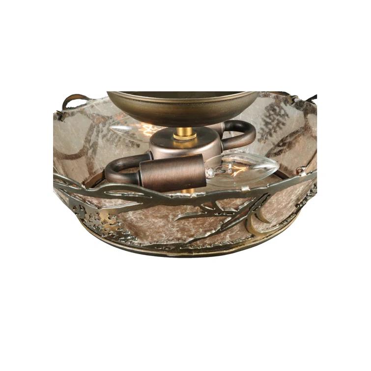Mica Semi Flush Mount