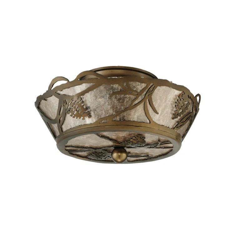 Mica Semi Flush Mount