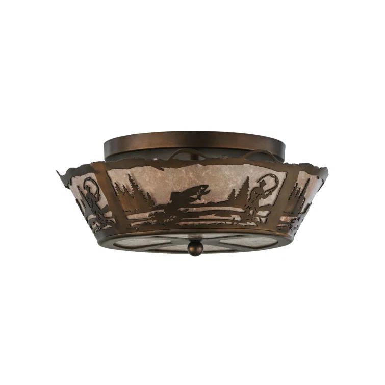 Mica Semi Flush Mount