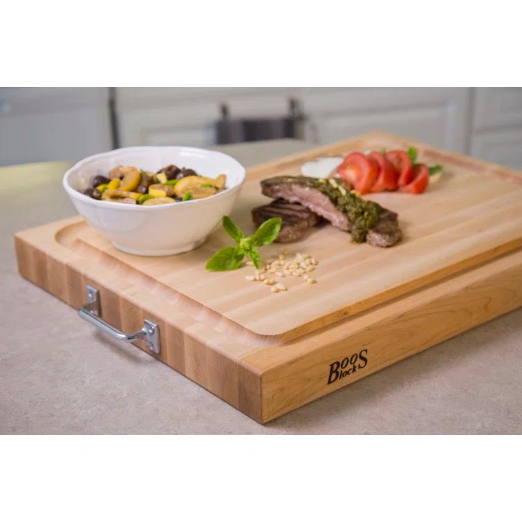 John Boos Wood Edge Grain Reversible Cutting Board