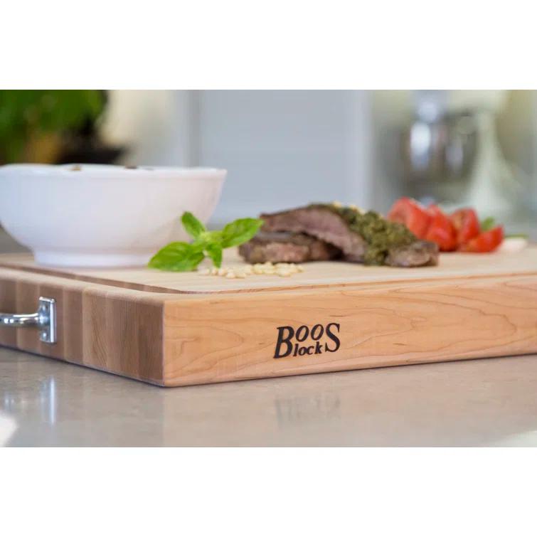 John Boos Wood Edge Grain Reversible Cutting Board