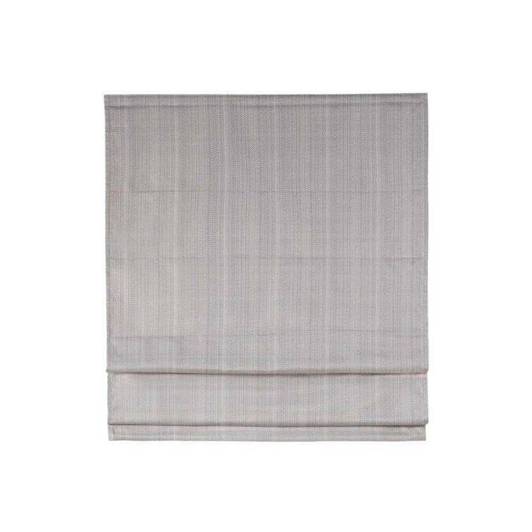 Galen Basketweave Cordless Room Darkening Single Roman Shade