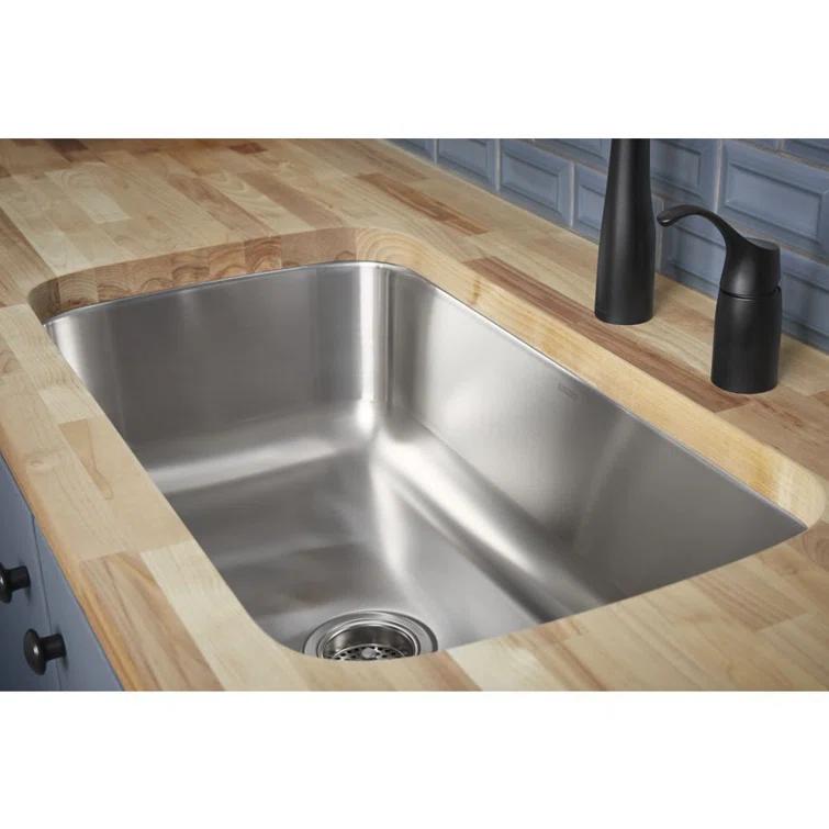 McAllister 32'' L Undermount Stainless Steel Kitchen Sink