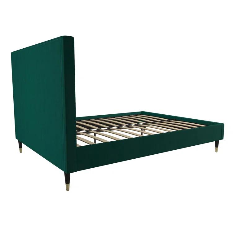 Audrey Upholstered Low Profile Platform Bed