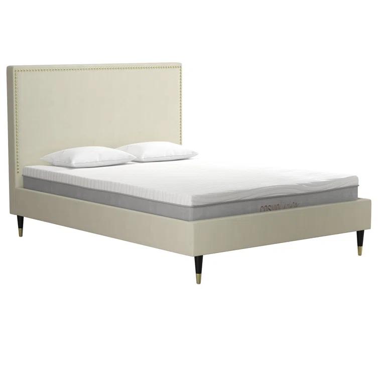 Audrey Upholstered Low Profile Platform Bed