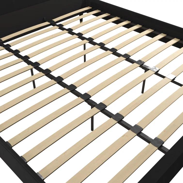 Audrey Upholstered Low Profile Platform Bed