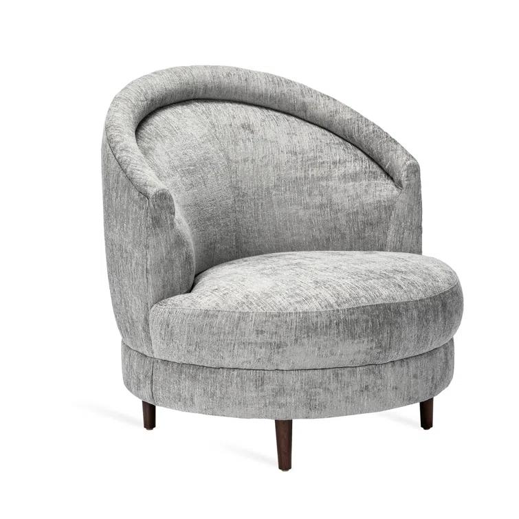 Capri Upholstered Swivel Barrel Chair