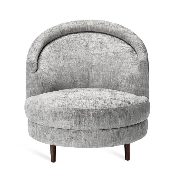 Capri Upholstered Swivel Barrel Chair