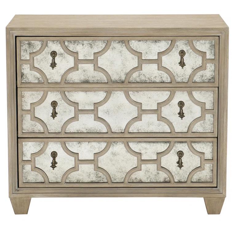 Bernhardt Santa Barbara 34'' W Glass Nightstand
